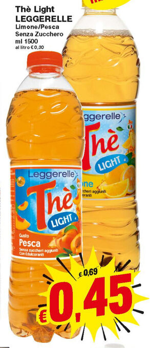 Prix Quality Leggerelle Thè Light 1500ml offerta