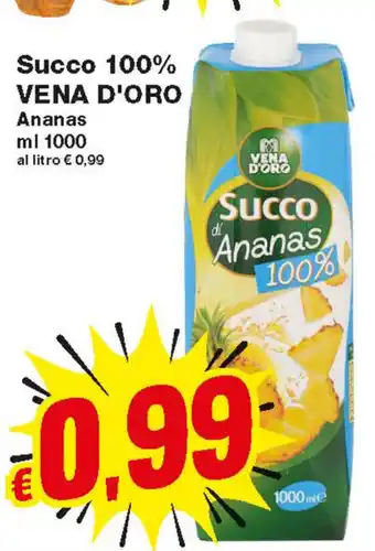 Prix Quality Vena D'Oro Succo 100% 1000ml offerta