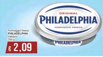 Italy Cash Philadelphia Formaggio Fresco Classico 250 g offerta