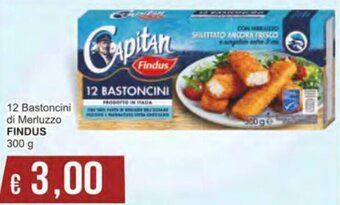 Italy Cash Findus 12 Bastoncini di Merluzzo 300 g offerta