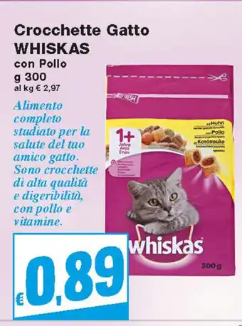 Prix Quality Whiskas Crocchette Gatto 300g offerta
