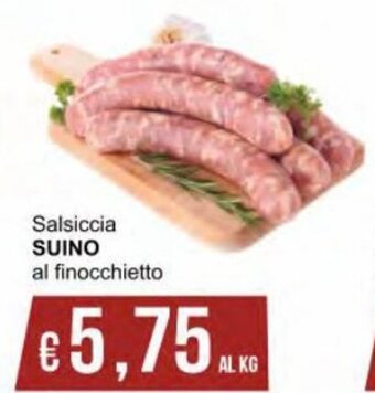 Italy Cash Salsiccia Suino al finocchietto offerta