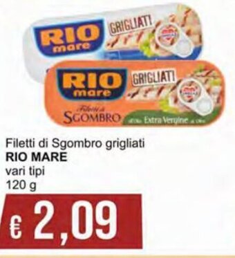Italy Cash Rio Mare Filetti di sgombro grigliati vari tipi 120 g offerta