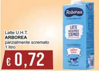 Arborea Latte U.H.T. Parzialmente Scremato 1 litro