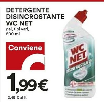 Coop Wc net Detergente Disincrostante Gel offerta