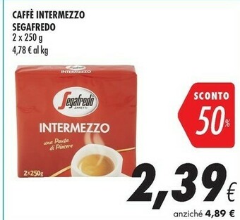 Coop Segafredo Zanetti - Intermezzo Caffè 250 G(ml) offerta