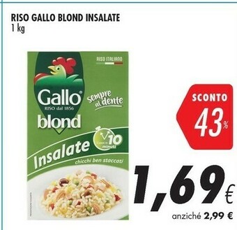 Coop Gallo Riso Blond Insalate Sempre Al Dente 1000 G(ml) offerta