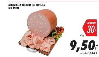 Coop Mortadella Bologna Igp Classica Due Torri offerta