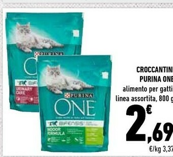 Conad Purina One Croccantini Per Gatti offerta