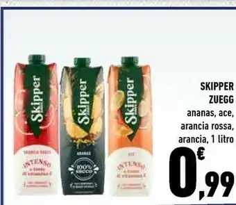 Conad Zuegg Zuegg - Skipper Arancia Rossa 1000 G(ml) offerta