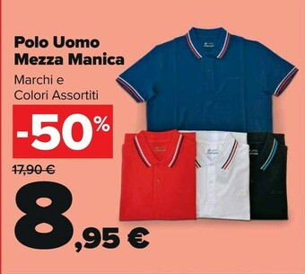 Polo Uomo Mezza Manica