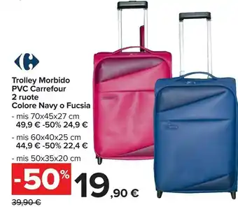 Carrefour Trolley Morbido PVC 2 Ruote