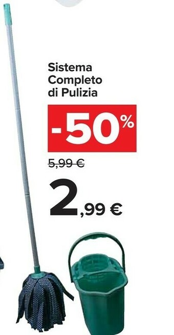 Carrefour Market Sistema Completo Di Pulizia offerta