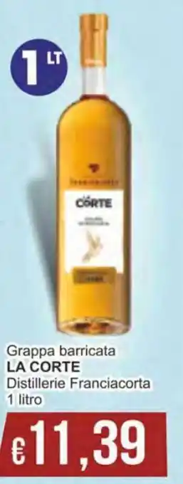La Corte Grappa barricata Distillerie Franciacorta 1 litro