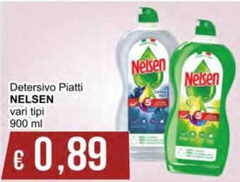 Italy Cash Nelsen Detersivo Piatti vari tipi 900 ml offerta