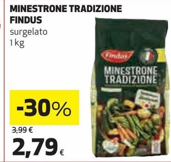 Ipercoop Minestrone tradizione findus offerta