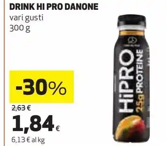 Ipercoop Drink hi pro danone offerta