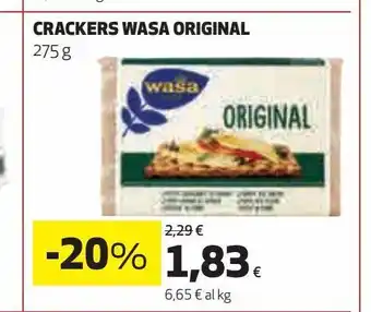 Ipercoop Crackers wasa original offerta
