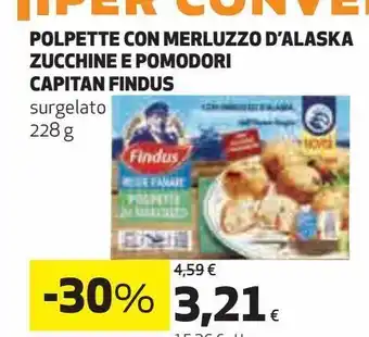 Polpette con merluzzo d'alaska zucchine e pomodori capitan findus