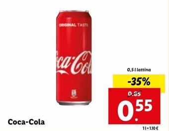 Lidl Coca-cola offerta