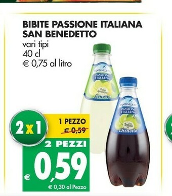 Tigros San Benedetto Bevande analcoliche offerta
