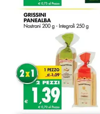Tigros Panealba Grissini offerta