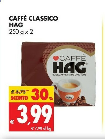 Tigros Hag Caffè offerta