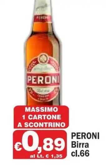 Primo Prezzo Peroni Birra cl.66 offerta