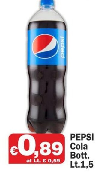 Pepsi Cola Bott. lt.1,5