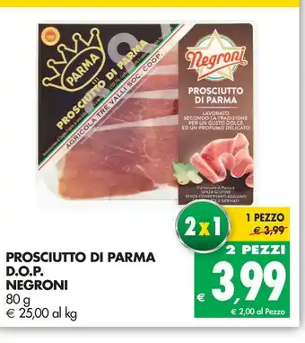 Tigros Negroni Prosciutto di Parma offerta