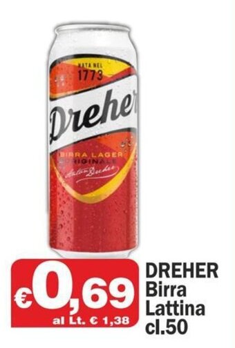 Dreher Birra Lattina cl.50