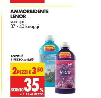 Tigros Lenor Ammorbidente offerta