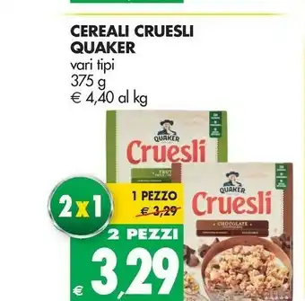Tigros Quaker Cereali offerta