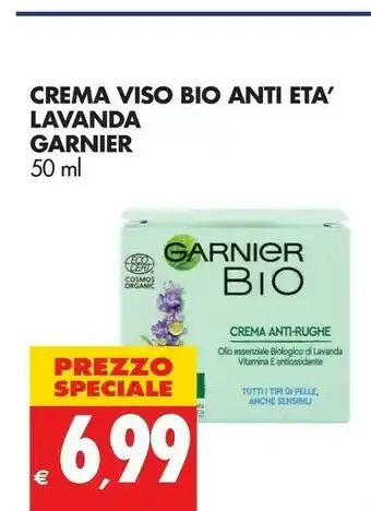 Tigros Garnier Crema viso offerta