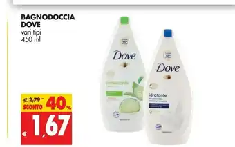 Tigros Dove Bagnoschiuma offerta