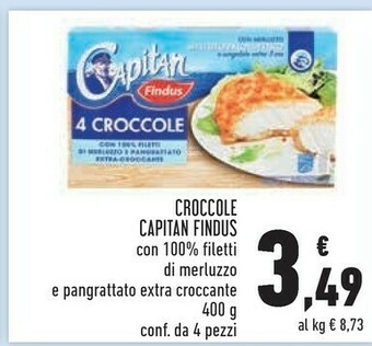 Conad City Findus 4 Croccole 400 G(ml) offerta