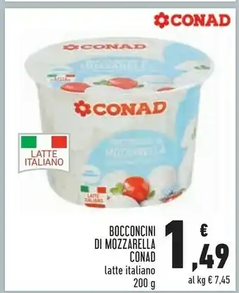Conad City Conad - Bocconcini Di Mozzarella 200 G(ml) offerta