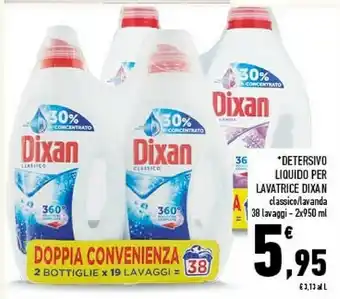 Conad City Dixan Detersivo lavatrice offerta