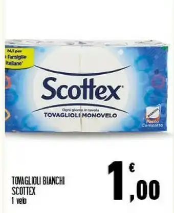 Conad City Scottex Tovaglioli offerta