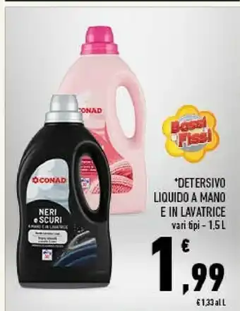 Conad City Neri Detersivo lavatrice offerta