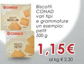 Conad Biscotti offerta