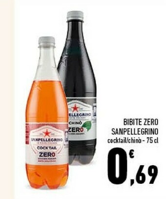 Conad San Pellegrino Bibite Zero offerta