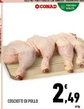 Conad City Cosciotti Di Pollo offerta