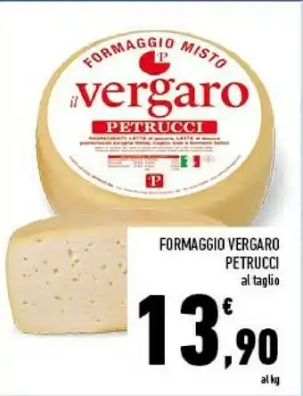 Conad Petrucci Formaggio Vergaro offerta