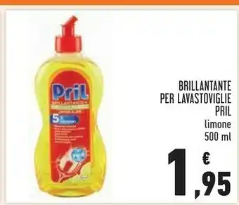 Conad Pril Brillantante Per Lavastoviglie Limone offerta