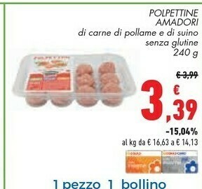Conad Amadori Polpette offerta