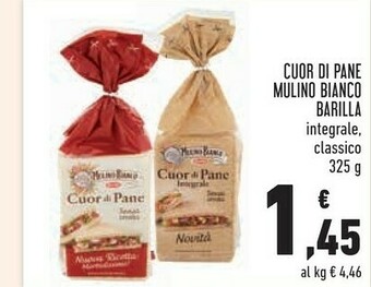 Conad Mulino Bianco Cuor Di Pane 325 G(ml) offerta