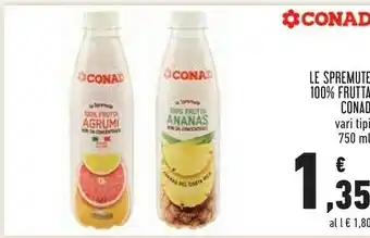 Conad Conad - Le Spremute Agrumi 750 G(ml) offerta