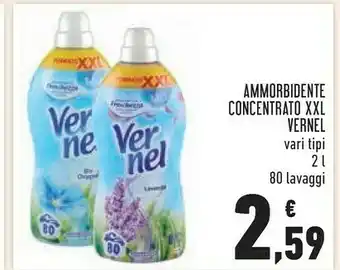 Vernel Ammorbidente Concentrato Xxl Lavanda