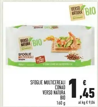 Conad Natura bio Conad Sfoglie Multicereali Verso Natura offerta